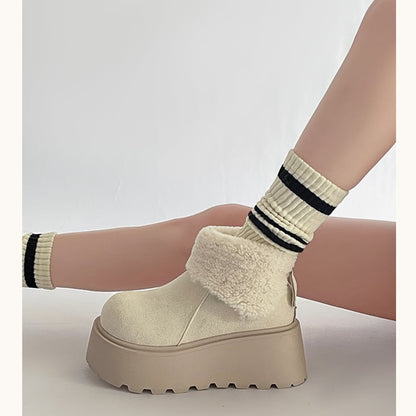 【SSBLシリーズ】ヒール7CM ブーツ 3カラー サイズ35-40 暖かい コーヒー色 ベージュ ブラウン