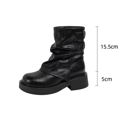 【BUERシリーズ】ヒール5CM ハイブーツ 2色展開 サイズ35-40 おしゃれ 着痩せ ブラック コーヒー色