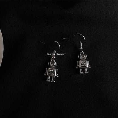 【BOLO!BEERシリーズ】★ピアス★ ペア 耳飾り レディース 個性的 ロボット アクセサリー 可愛い 合わせやすい - ChinChic
