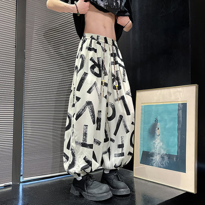 【LEONBINNOシリーズ】チャイナ風ズボン メンズ レディース ボトムス カジュアルパンツ 大きいサイズ 2色展開