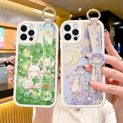 【CHENFUシリーズ】★携帯ケース★ 3COLOR 紫 緑 青 アイホン IPHONE15 IPHONE14 IPHONE13 IPHONE12/11/XS/XR - ChinChic