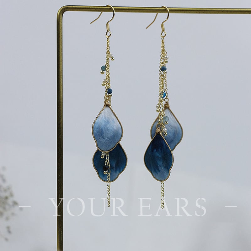 【YOUR EARSシリーズ】チャイナ風 耳飾り ピアス イヤリング ペア アクセサリー レディース 超可愛い