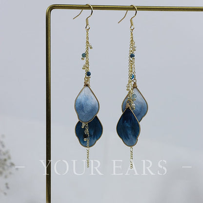 【YOUR EARSシリーズ】チャイナ風 耳飾り ピアス イヤリング ペア アクセサリー レディース 超可愛い