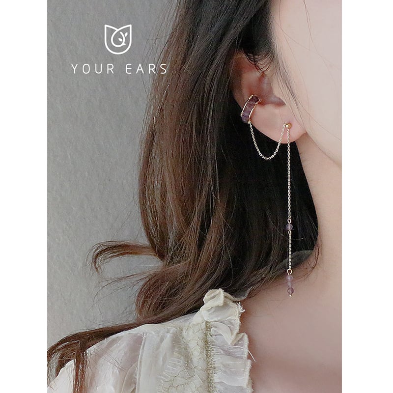 【YOUR EARSシリーズ】チャイナ風 耳飾り 3色 ピアス イヤリング レディース アクセサリー 緑 青 紫 小物