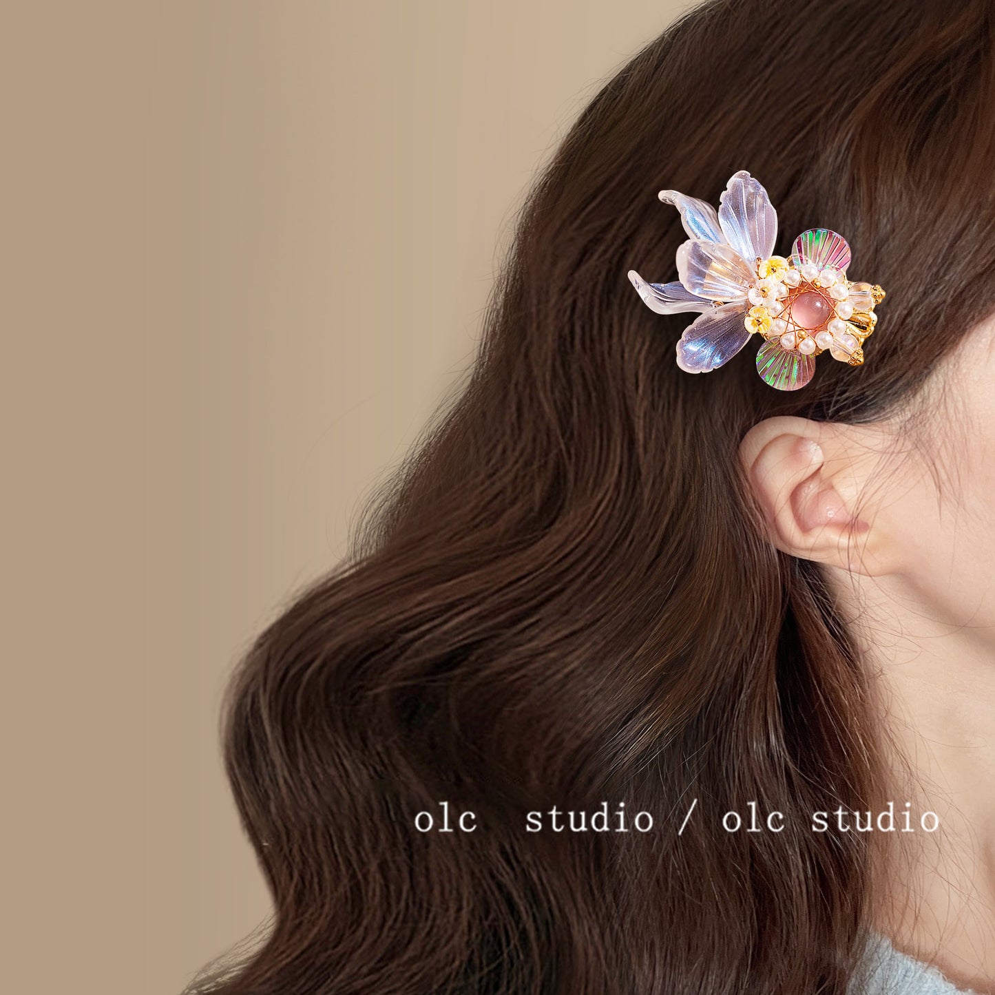 【LUOXIシリーズ】チャイナ風ヘアピン ペア2個 レディース 金魚 デザイン 彩り 可愛い デート プレゼント