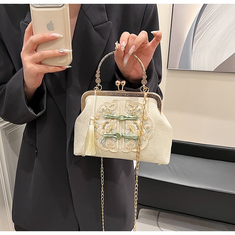 【YUANCHUANGシリーズ】チャイナ風 ショルダーバッグ レディース 可愛い デート用 おしゃれ バッグ