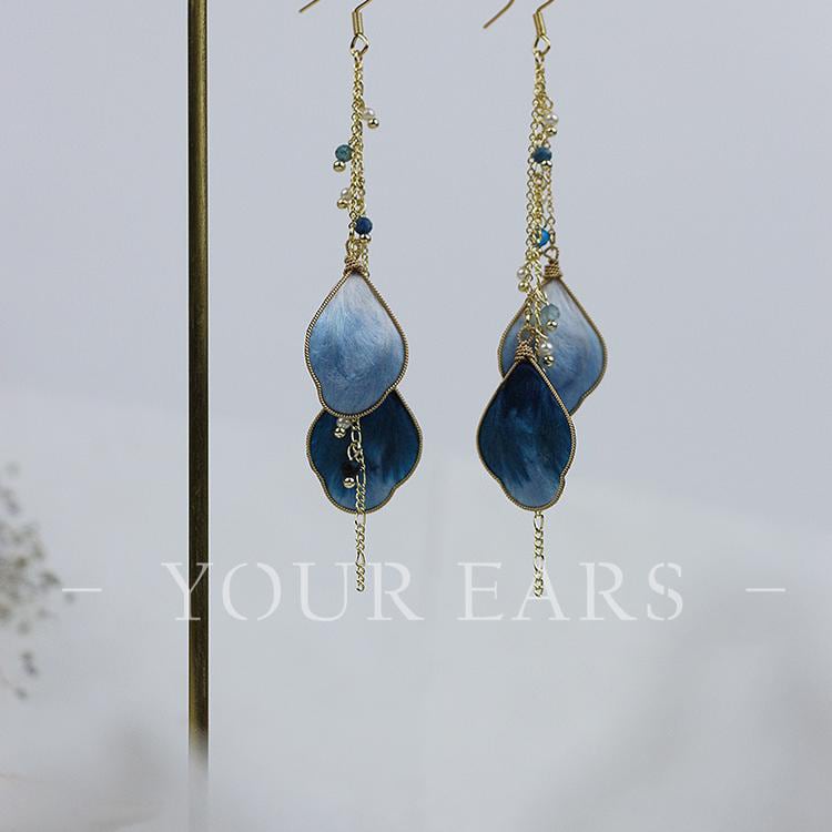 【YOUR EARSシリーズ】チャイナ風 耳飾り ピアス イヤリング ペア アクセサリー レディース 超可愛い