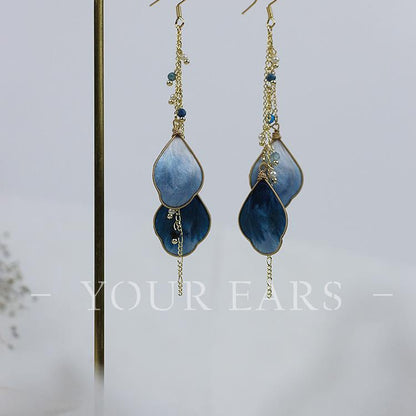 【YOUR EARSシリーズ】チャイナ風 耳飾り ピアス イヤリング ペア アクセサリー レディース 超可愛い