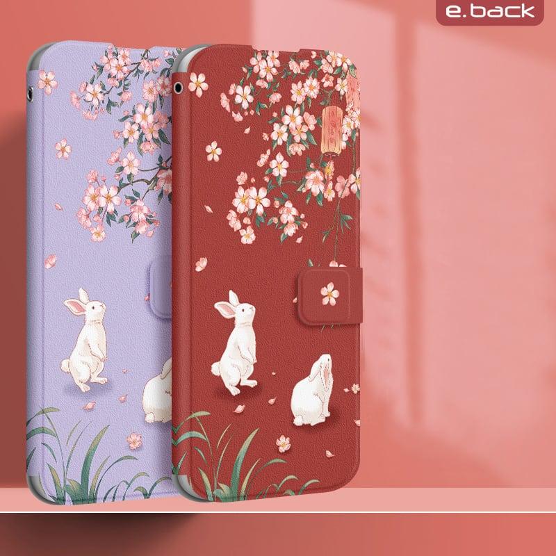 JUMIシリーズ】☆ウサギデザイン☆IPHONE14 IPHONE13 IPHONE12