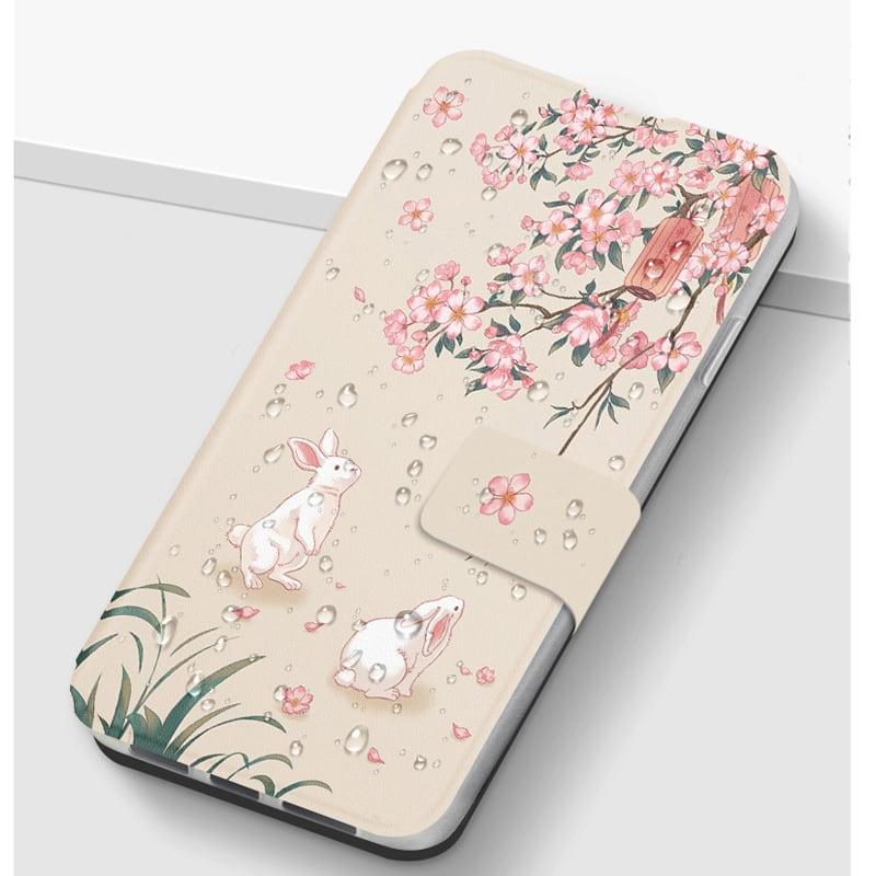 【JUMIシリーズ】★携帯ケース★ 4COLOR IPHONE14 IPHONE13 IPHONE12 IPHONE11 IPHONEX IPHONE7/8 ウサギ 兎 - ChinChic