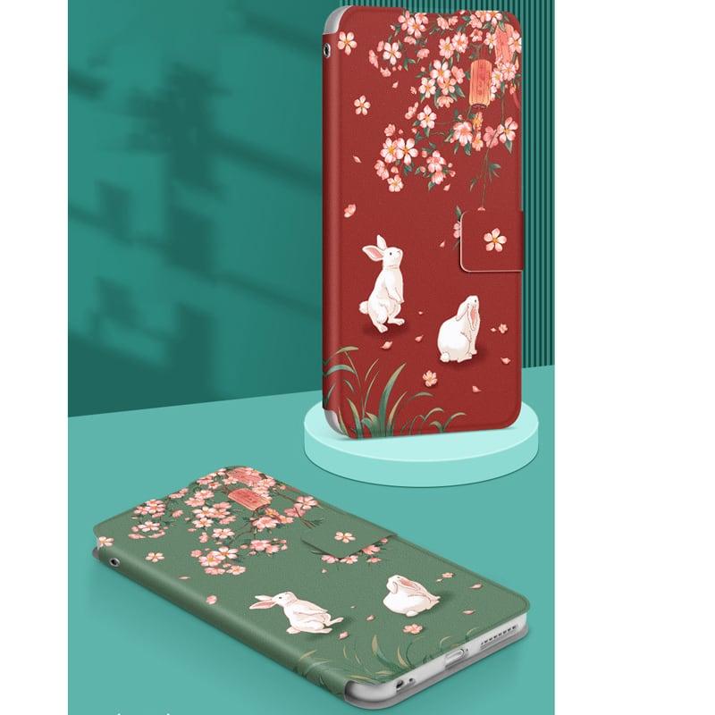 【JUMIシリーズ】★携帯ケース★ 4COLOR IPHONE14 IPHONE13 IPHONE12 IPHONE11 IPHONEX IPHONE7/8 ウサギ 兎 - ChinChic