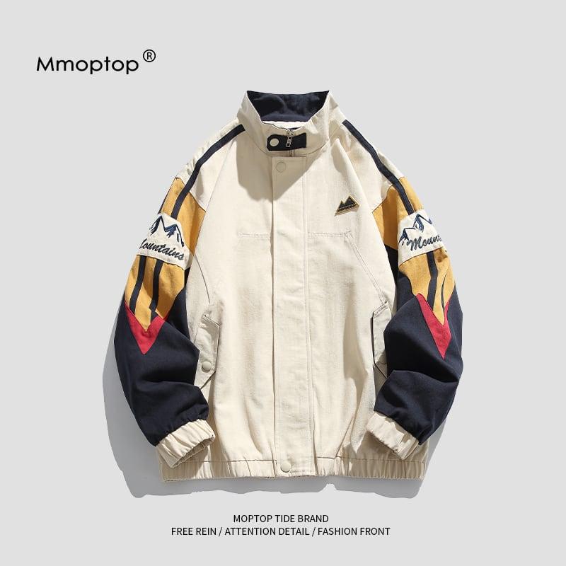 大人気商品✿【MMOPTOPシリーズ】★ジャケット★ アウター 配色 男女兼用 メンズ カジュアル M L XL 2XL スタンドネック - ChinChic