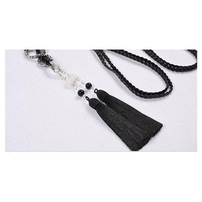 【古怪舍---盤龍シリーズ】★チャイナ風ベルト★ 飾り物 アクセサリー 本革 合金 可愛い ブラック 黒い - ChinChic